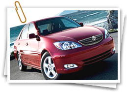 Toyota Camry, Car Rentals Kashmir